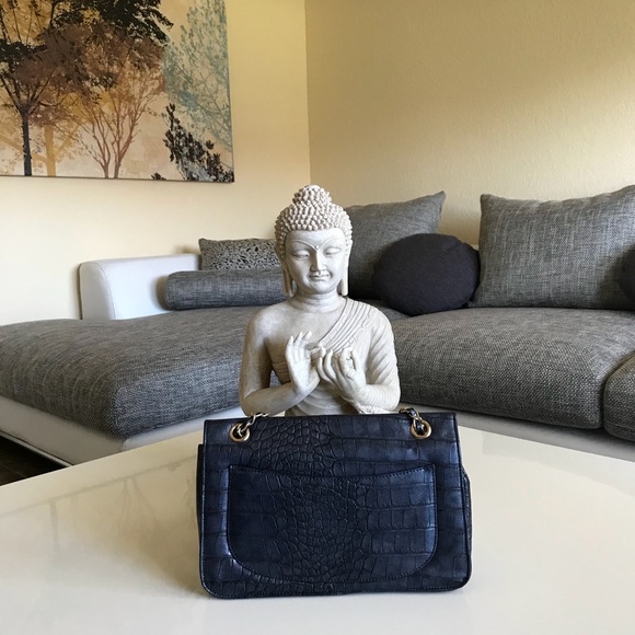 NEW 😍💙 Omar Sharif Paris Handbag - Picture 3 of 4